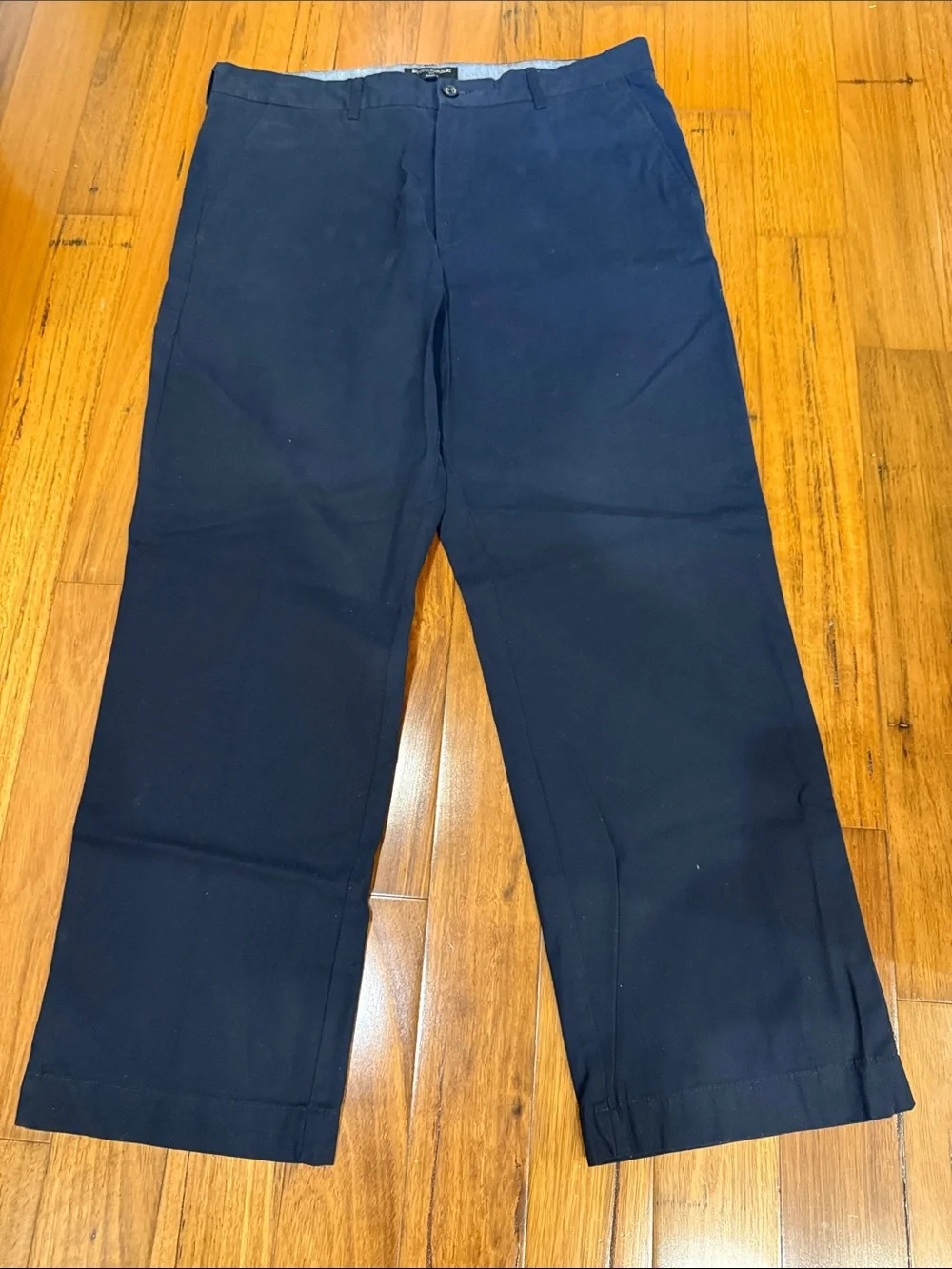 Banana Republic Navy and Light Blue Dawson Dress Pants